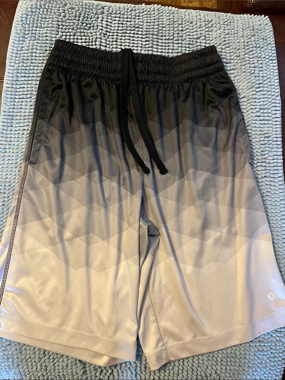 Set of 3 - Athletic Men's Black and Gray Athletic Shorts